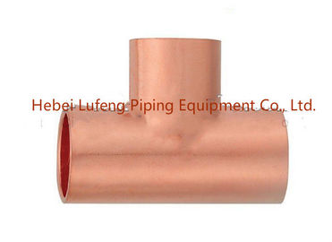 Copper pipe fitting, Tee C x C x C, for refrigeration and air conditioning