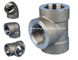 A105 black Carbon steel Threaded forged pipe fittings