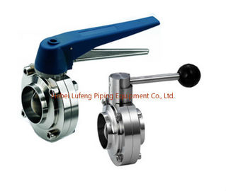 Factory direct sales 304 stainless steel lp butterfly valve