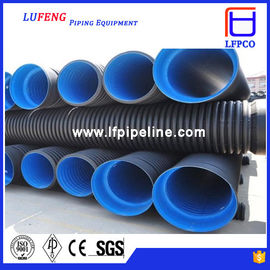 High Grade Double-wall Corrugated HDPE Pipe for Sewage Plant