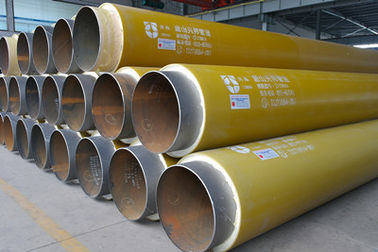 High Density Polyurethane Yellow Jacket Insulation Pipe