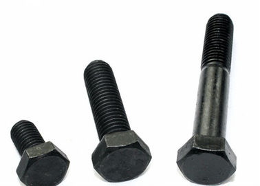 A193 B7 heavy black stud bolt with 2h nut