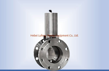 SS304 and SS316L stainless steel sanitary wafer type pneumatic flange butterfly valve