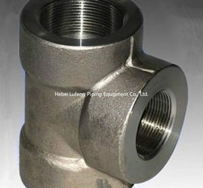 dn 200 stainless/carbon steel threaded pipe fitting equal tee