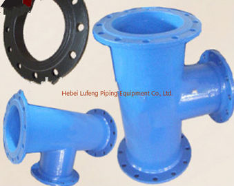 DN1000x800x1000mm Ductile Iron Pipe Fitting All flanged tee