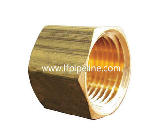 Brass hex NPT female threaded pipe cap