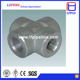 3000 LBS Carbon Steel Forged Pipe Fitting Socket Weld Cross