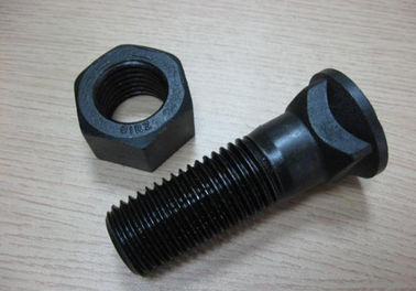 track bolt with nuts,hexagon nut and bolt GRADE 12.9 TOP QUALITY,40Cr track stud bolt and nut